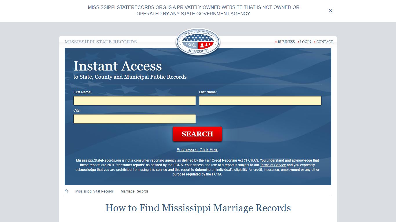 How to Find Mississippi Marriage Records